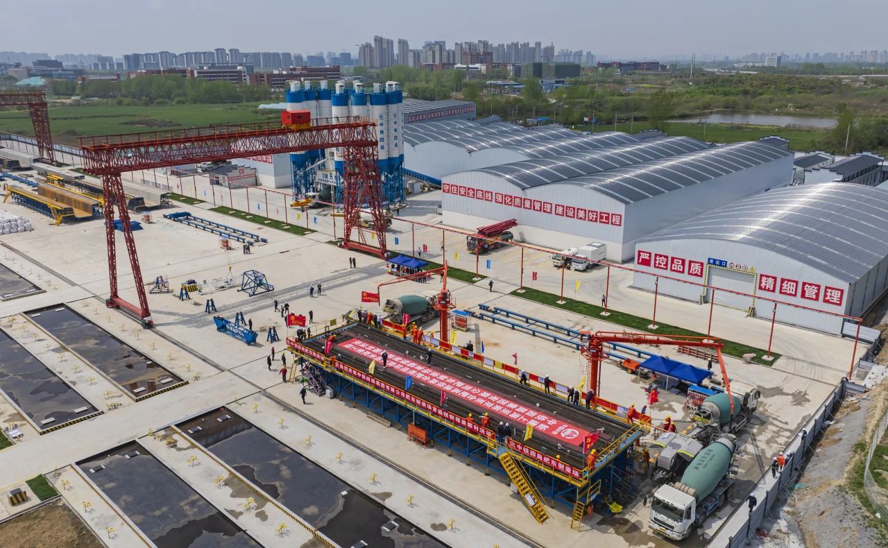 上海：天佑公司监理项目沪宁合高铁首榀箱梁顺利浇筑